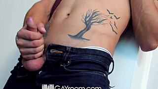 hd gayroom cute guy joins roommates for threesome 😈