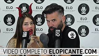 sara blonde sucks lollipop in spicy room