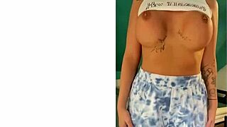 Little Teen Bends Over for Closer View