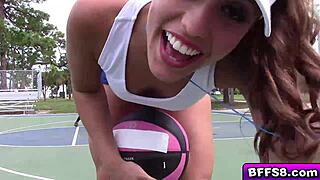 Lesbian Athletes Enjoy Licking Sweet Pussies