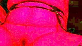 what's this milf model doing with her ass and small tits during the massage?