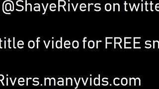 Redhead with big tits fucks creamy dildo in heels