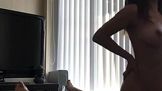 Young Asian rides dick with vibrator on webcam 😍 more on xcamwithme.com