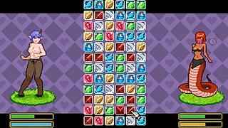 doki doki tri-line hentai game ep 2 with lesbian succubus