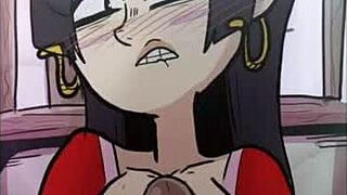 Boa Hancock gives casual titty fuck in anime loop