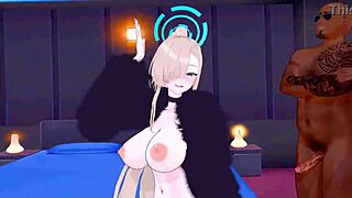 Asuna X KARIN in INTENSE Hentai MMD