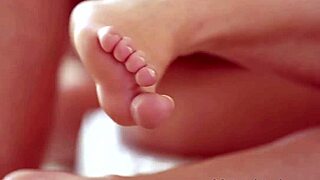 The feet fetish babe gets pounded hard