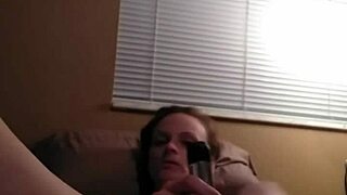 Why don't you watch this redhead toy herself to orgasm with toys?