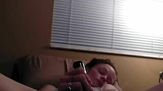 Why don't you watch this redhead toy herself to orgasm with toys?