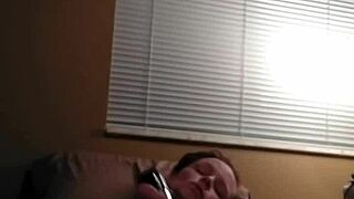 Why don't you watch this redhead toy herself to orgasm with toys?