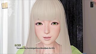 Ripples 44 in 3D Cartoon Game with Clothes Ripped Off Sexy Anime Hentai Outfit