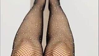 sexy slender legs spread for public pussy play or rough riding