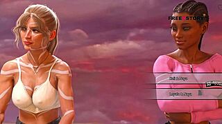 atlas has a threesome with leyala and naya in the game.