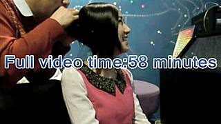 hey, wanna see my long hair in action for a wild hairjob video?