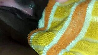 I watched my girlfriend's black pussy squirt during orgasm