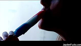 i love watching jayden jaymes and her brunette lover explore each other's big tits and pussies