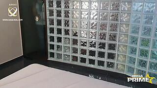 interracial blonde monique lopes with big ass gets alex lima's monster cock 😍