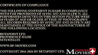 This German teen in foil bondage gets double banged hard by big cocks.