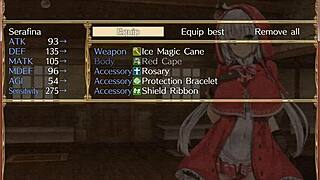 bent over doggystyle in hentai game, fingering cute big ass for orgasm 😈