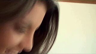 Amazing Brunette Amandine Stuns in Photoshoot Turned Wild!