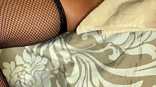 nasty nympho barbie playing with her shaved pussy in lingerie