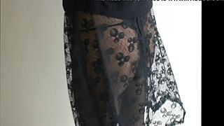 Sexy Girl In Sheer Pantyhose Teases!