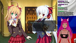 Vtuber Lewdneko Plays My Girlfriend Is The President Part 7
