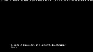 girl gets knocked out with cum on shaved pussy in hotel pov