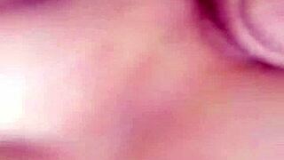 Chubby milf SHOWS OFF TITS and vagina on steamy video call!