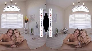 Naughty America VR Threesome with Kenna James and Veronica Weston at Same Time
