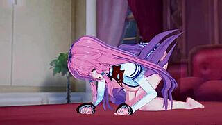 flare levels up with hero in redo of healer hentai