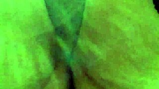 Big black cock shemale experiences intense squirting