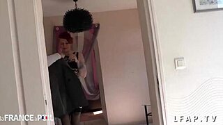 I see redhead whore in lingerie on roadside