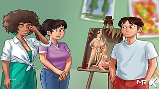 Summertimesaga - Erotic Headmistress Picture in Uncensored Anime