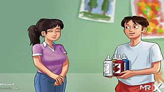 Summertimesaga - Erotic Headmistress Picture in Uncensored Anime