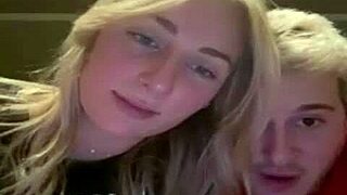 Watching a periscope stream of a teen blonde girl part one