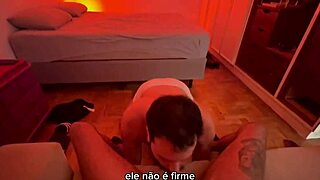 Does the bearded man suck 41 cocks in this gay blowjob series?