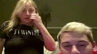 Watching a periscope stream of a teen blonde girl part one