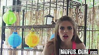 Zoe Wood yoga babe wants it bad 😏