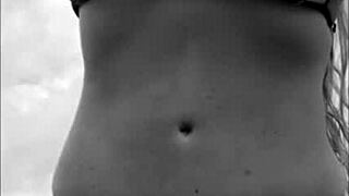 My wife casually shows off on Brazilian beaches in public outdoor settings