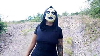 Valak appears on the haunted hill