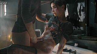 3d anime hentai girl gives handjob and creampie fucking 😘