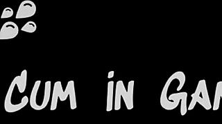 Tanned Girl Natsuki in Hentai Game Ep 9 Pees at Night in Forest