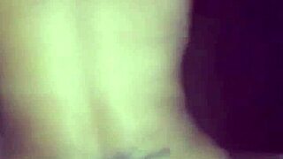 Amateur couple shows off wild home banging after party