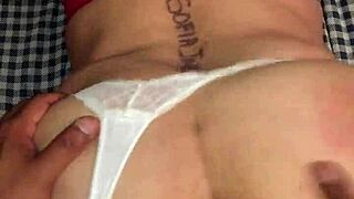 Opening my wife's big ass in lingerie, ready for doggystyle?