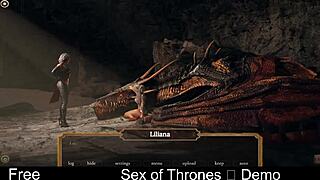 i'm playing sex of thrones demo and getting so excited, it's like game of thrones but nude!