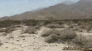 Real Lesbian Babes Flash Bubble Butts Outdoors!