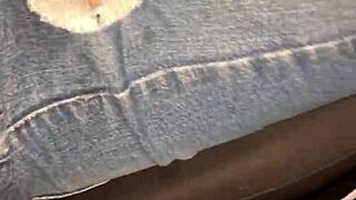 driving through traffic in the city