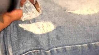 driving through traffic in the city