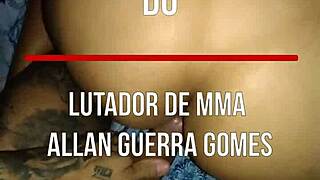 lili ventura twerks on mma fighter allan guerra gomes' dick